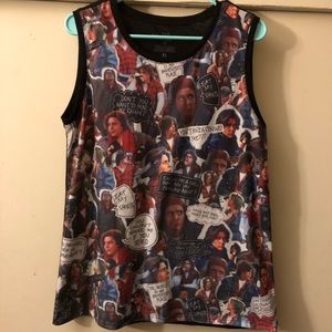 Sz XL Breakfast Club Tank